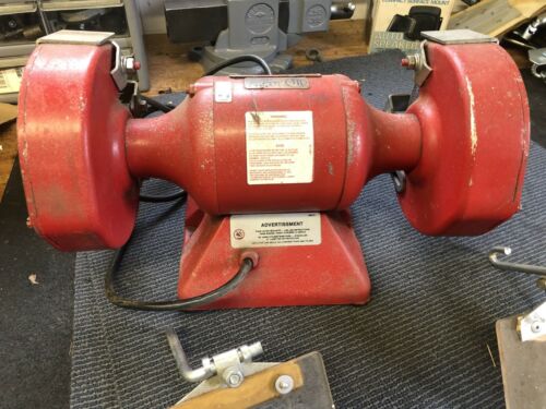 Baldor Red 662R 6” Bench Grinder 1/3 HP 3.1A Made in USA Tool